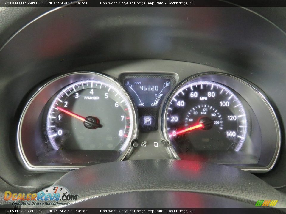 2018 Nissan Versa SV Brilliant Silver / Charcoal Photo #32
