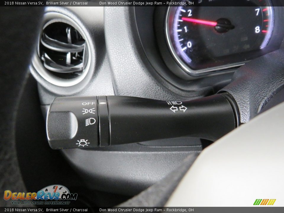 2018 Nissan Versa SV Brilliant Silver / Charcoal Photo #34