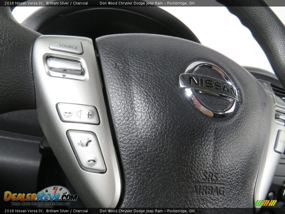 2018 Nissan Versa SV Brilliant Silver / Charcoal Photo #35