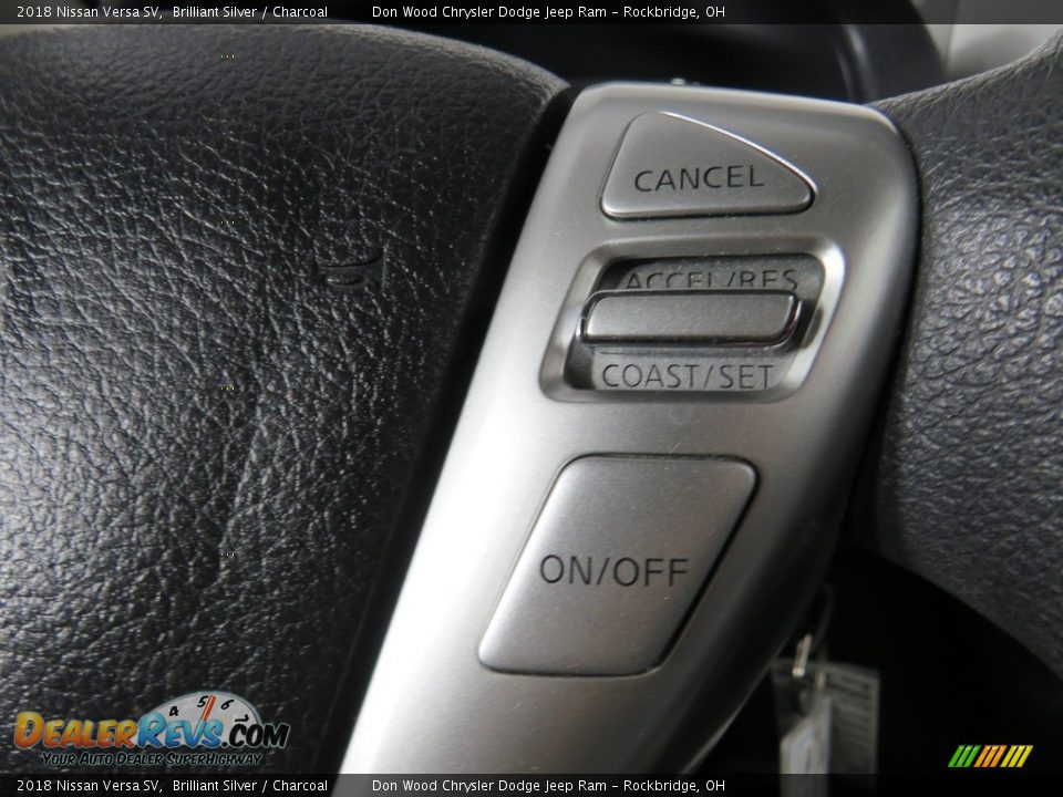 2018 Nissan Versa SV Brilliant Silver / Charcoal Photo #36