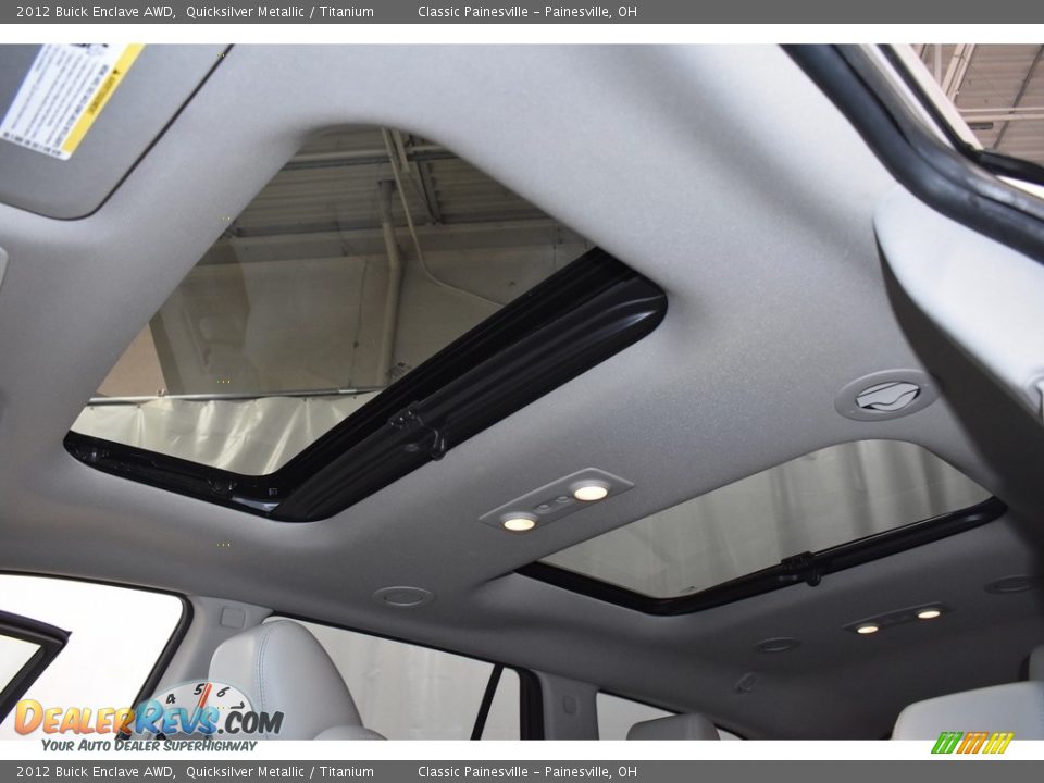 2012 Buick Enclave AWD Quicksilver Metallic / Titanium Photo #6