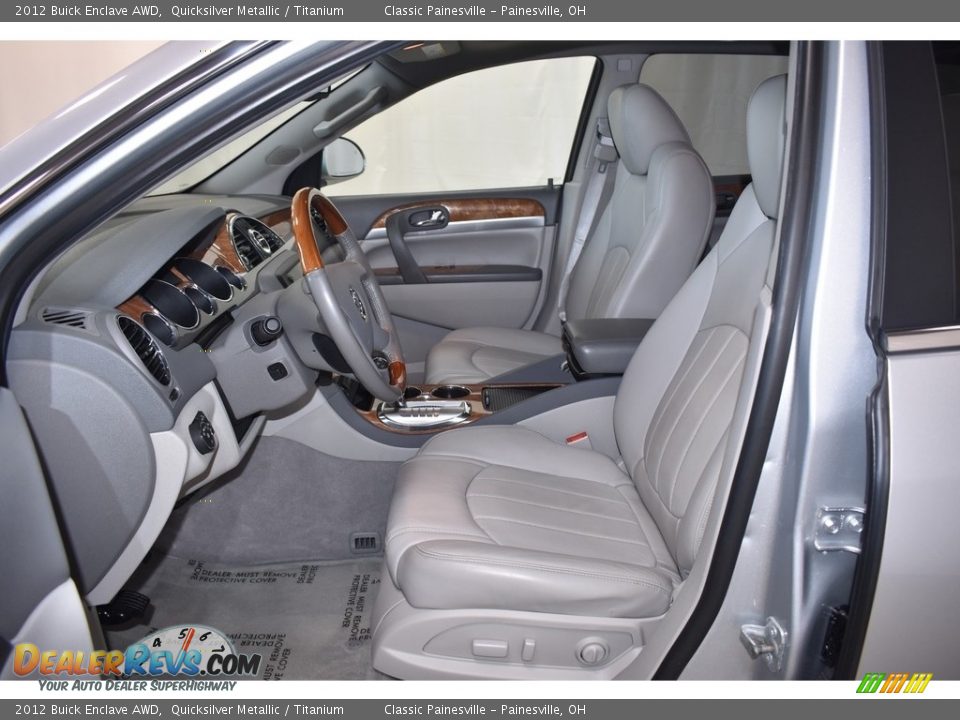 2012 Buick Enclave AWD Quicksilver Metallic / Titanium Photo #8