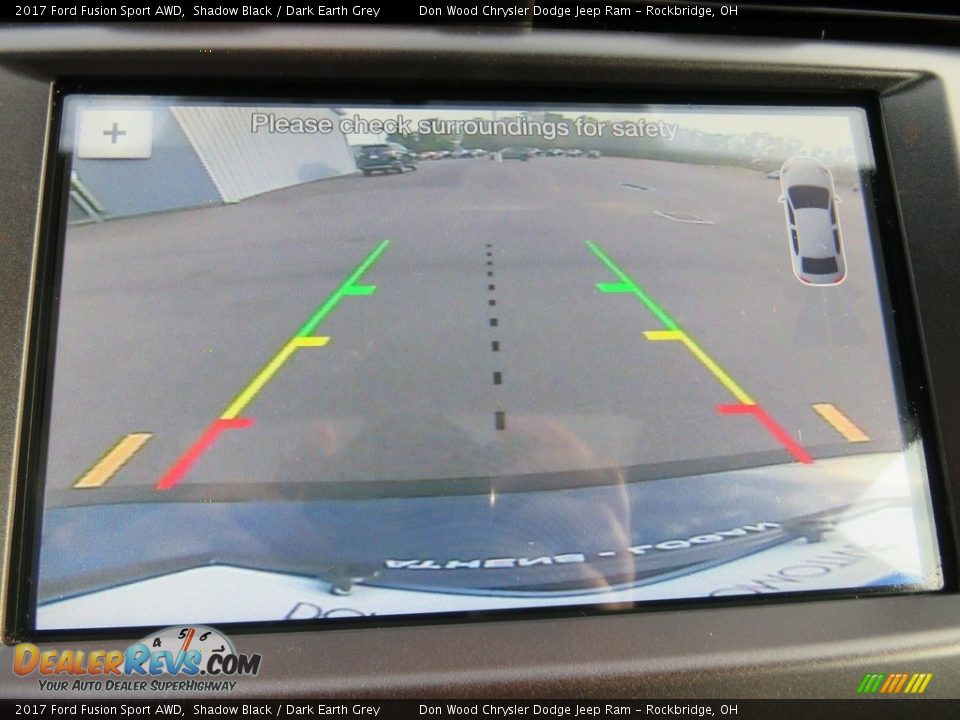 2017 Ford Fusion Sport AWD Shadow Black / Dark Earth Grey Photo #3