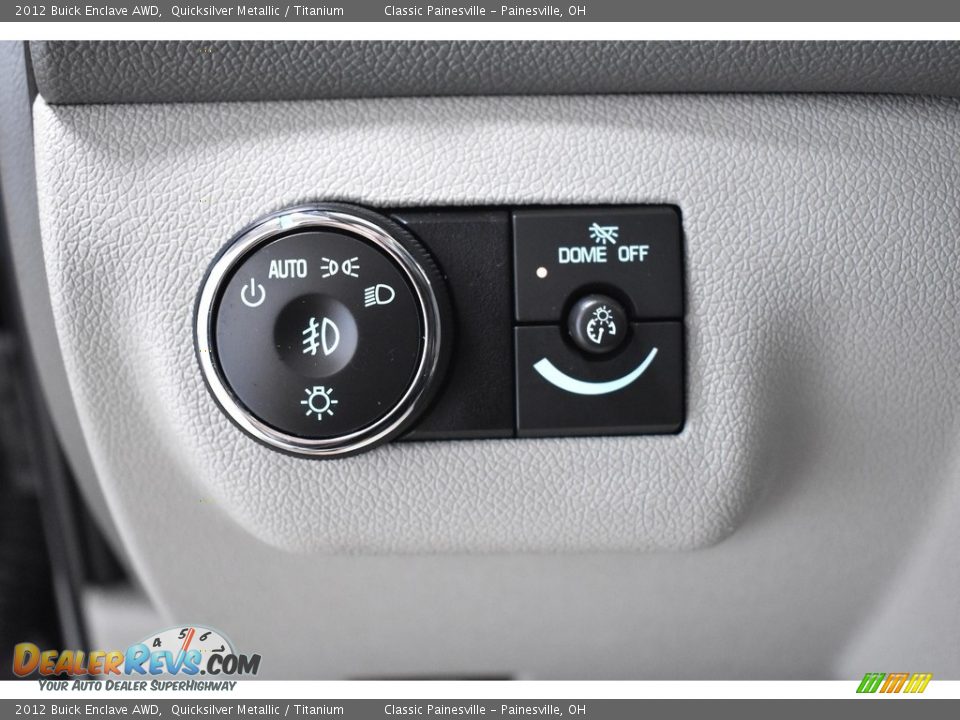 2012 Buick Enclave AWD Quicksilver Metallic / Titanium Photo #13