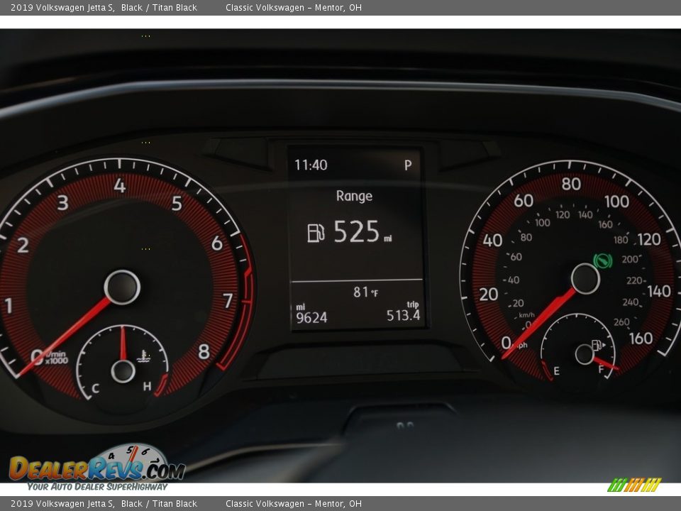 2019 Volkswagen Jetta S Black / Titan Black Photo #7