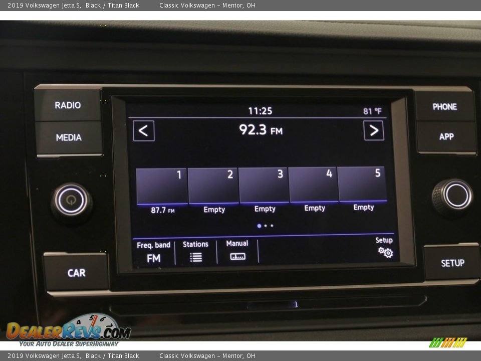 2019 Volkswagen Jetta S Black / Titan Black Photo #9