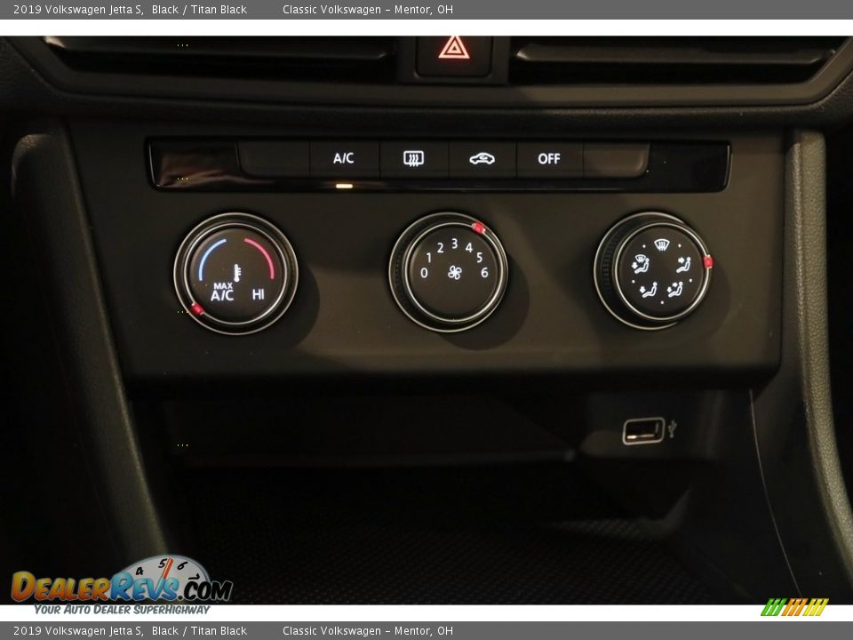 2019 Volkswagen Jetta S Black / Titan Black Photo #14