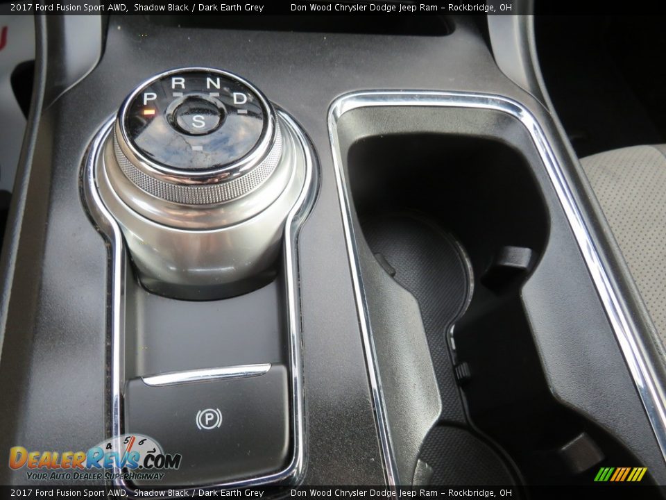 2017 Ford Fusion Sport AWD Shadow Black / Dark Earth Grey Photo #30