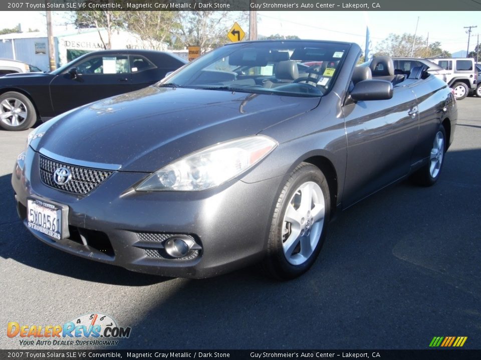 2007 Toyota Solara SLE V6 Convertible Magnetic Gray Metallic / Dark Stone Photo #2