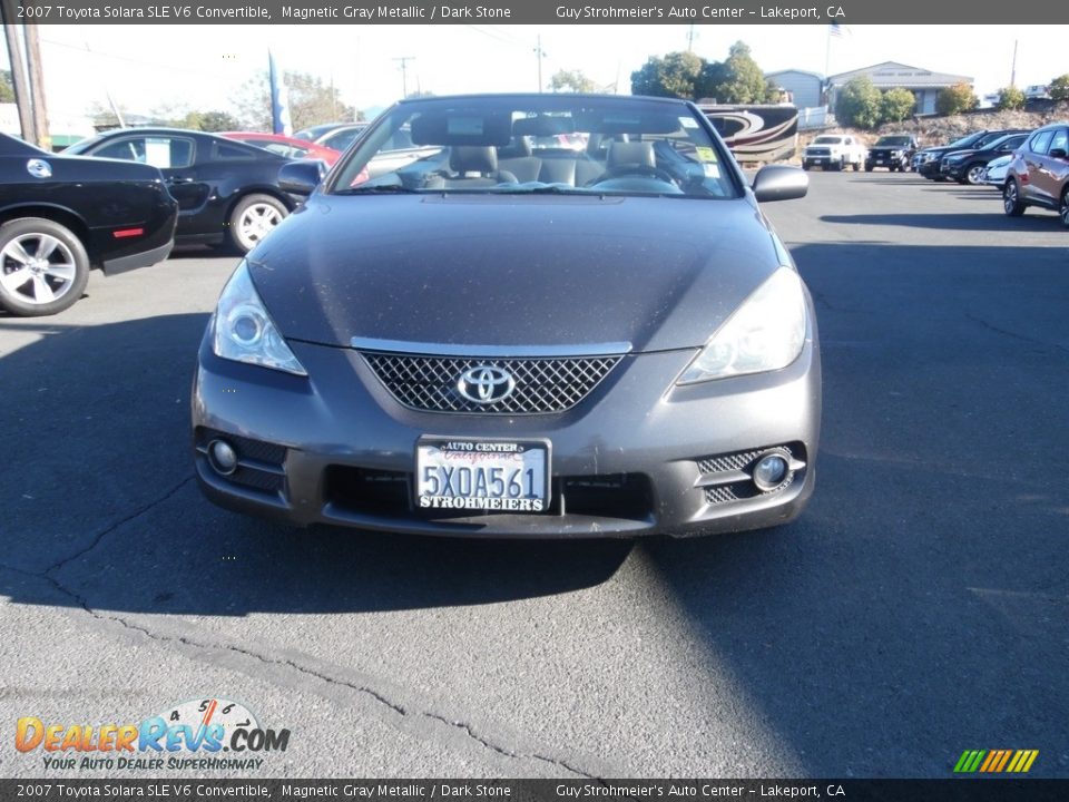 2007 Toyota Solara SLE V6 Convertible Magnetic Gray Metallic / Dark Stone Photo #3