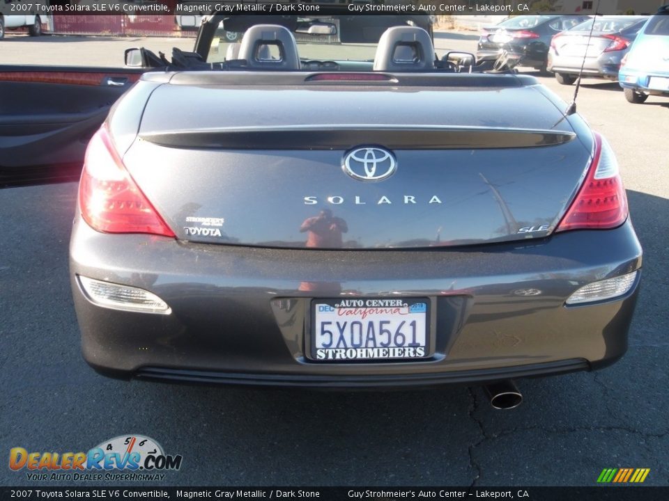 2007 Toyota Solara SLE V6 Convertible Magnetic Gray Metallic / Dark Stone Photo #4