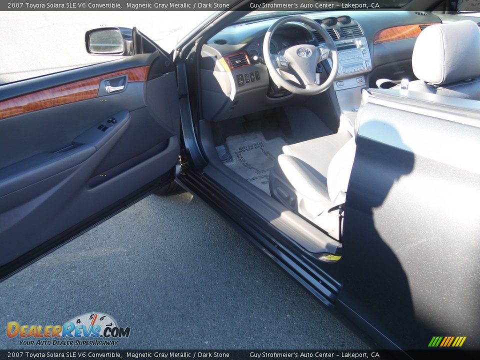 2007 Toyota Solara SLE V6 Convertible Magnetic Gray Metallic / Dark Stone Photo #7
