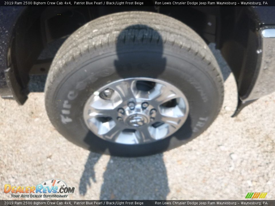 2019 Ram 2500 Bighorn Crew Cab 4x4 Patriot Blue Pearl / Black/Light Frost Beige Photo #9