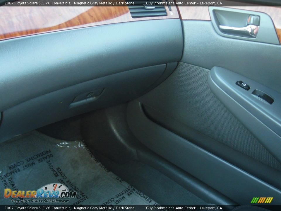 2007 Toyota Solara SLE V6 Convertible Magnetic Gray Metallic / Dark Stone Photo #9