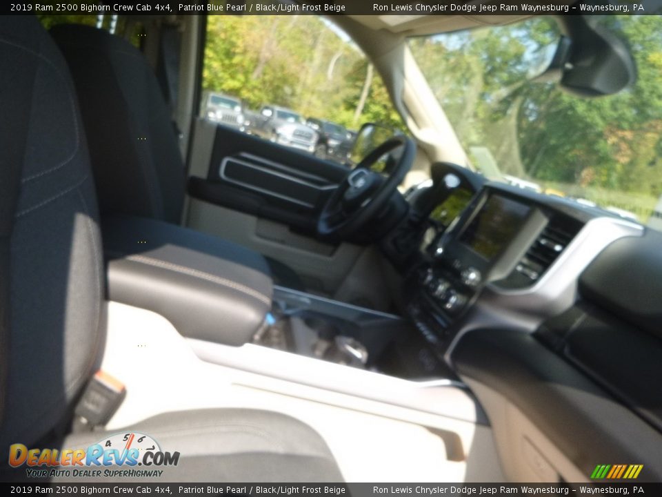2019 Ram 2500 Bighorn Crew Cab 4x4 Patriot Blue Pearl / Black/Light Frost Beige Photo #10