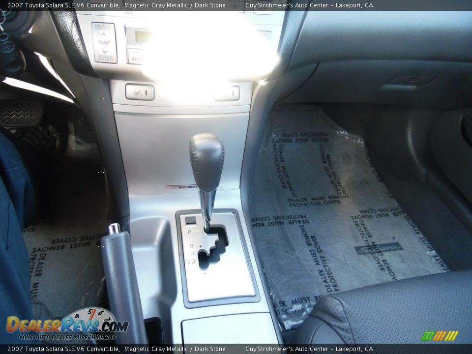 2007 Toyota Solara SLE V6 Convertible Magnetic Gray Metallic / Dark Stone Photo #10