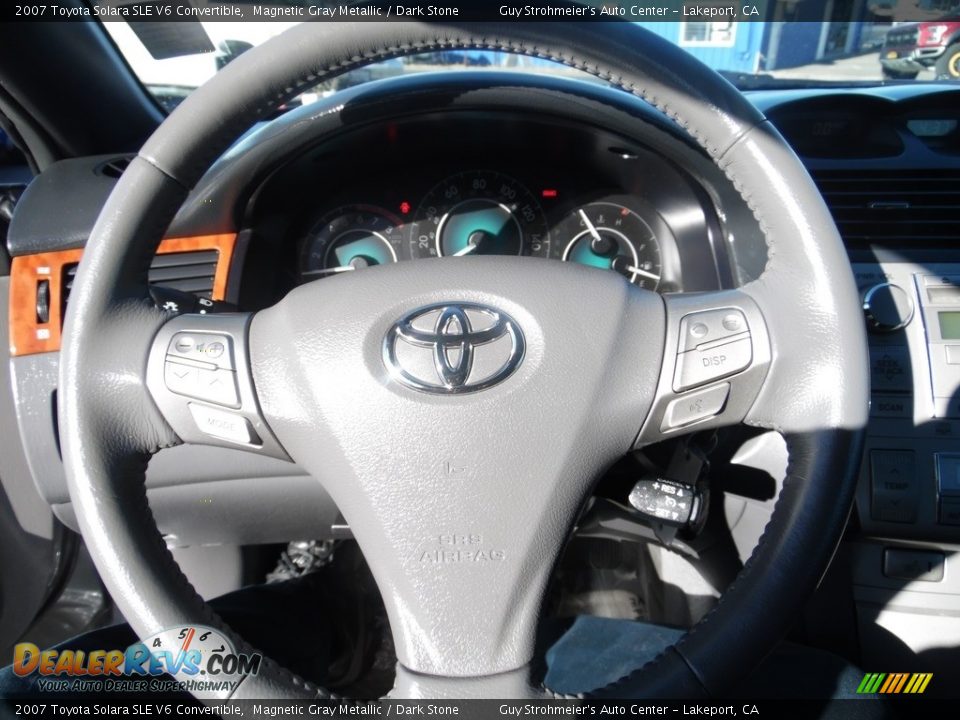 2007 Toyota Solara SLE V6 Convertible Magnetic Gray Metallic / Dark Stone Photo #12