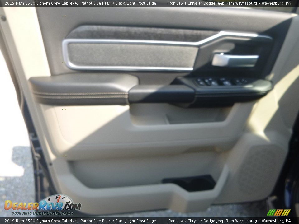 2019 Ram 2500 Bighorn Crew Cab 4x4 Patriot Blue Pearl / Black/Light Frost Beige Photo #14