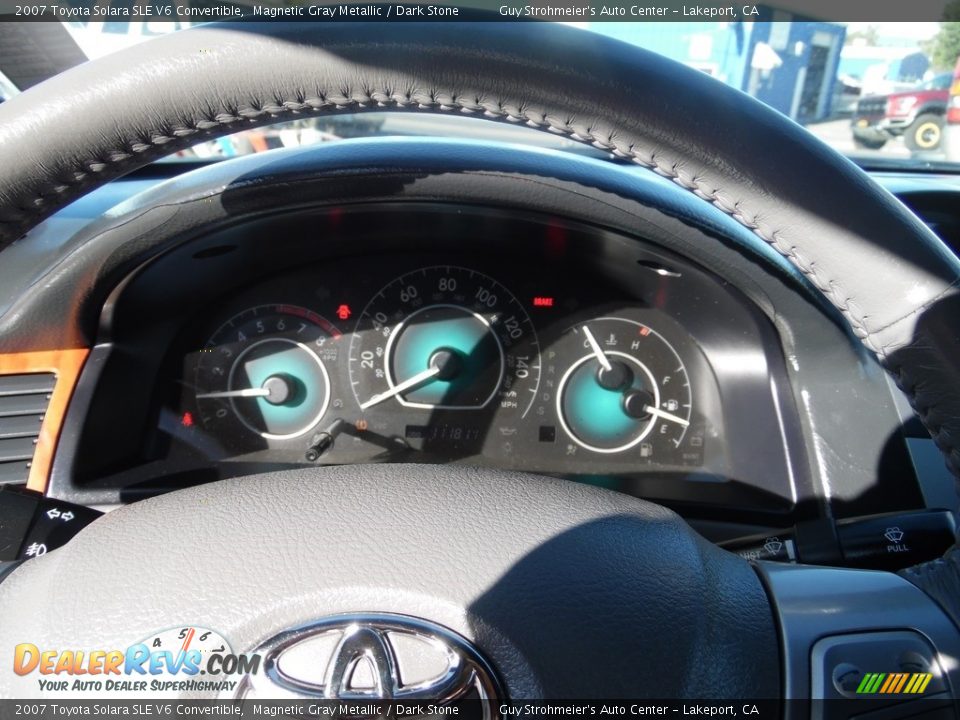 2007 Toyota Solara SLE V6 Convertible Magnetic Gray Metallic / Dark Stone Photo #13