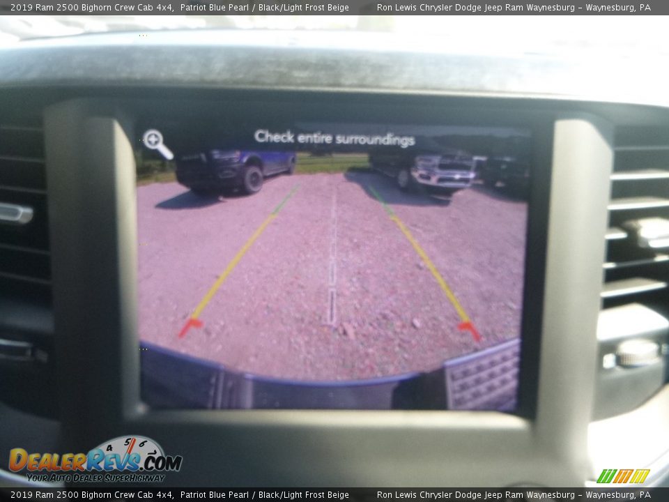 2019 Ram 2500 Bighorn Crew Cab 4x4 Patriot Blue Pearl / Black/Light Frost Beige Photo #17