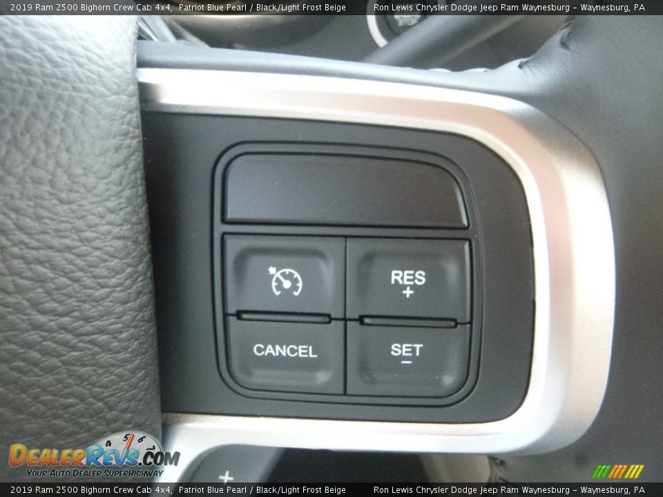 2019 Ram 2500 Bighorn Crew Cab 4x4 Patriot Blue Pearl / Black/Light Frost Beige Photo #18