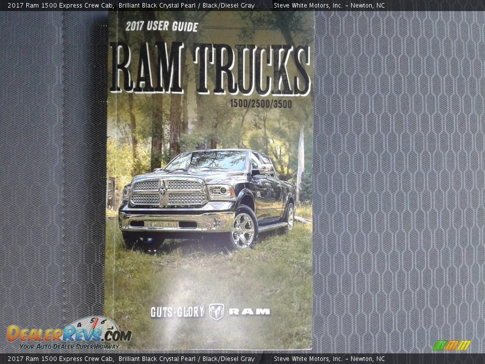 2017 Ram 1500 Express Crew Cab Brilliant Black Crystal Pearl / Black/Diesel Gray Photo #27