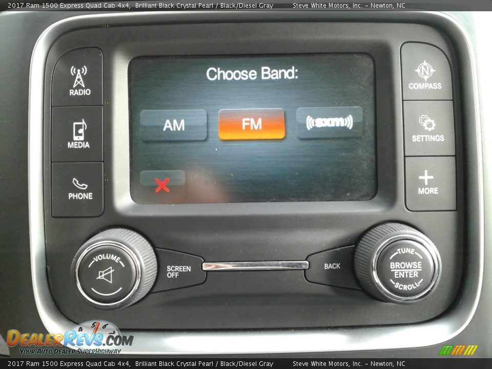 2017 Ram 1500 Express Quad Cab 4x4 Brilliant Black Crystal Pearl / Black/Diesel Gray Photo #19