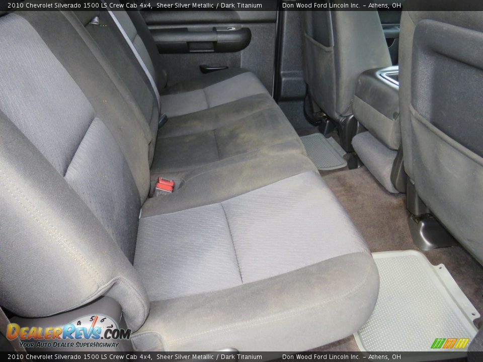 2010 Chevrolet Silverado 1500 LS Crew Cab 4x4 Sheer Silver Metallic / Dark Titanium Photo #23