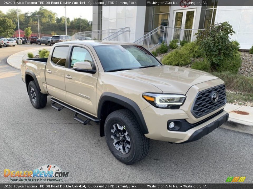 Front 3/4 View of 2020 Toyota Tacoma TRD Off Road Double Cab 4x4 Photo #1