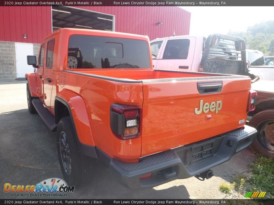 2020 Jeep Gladiator Overland 4x4 Punk'n Metallic / Black Photo #3