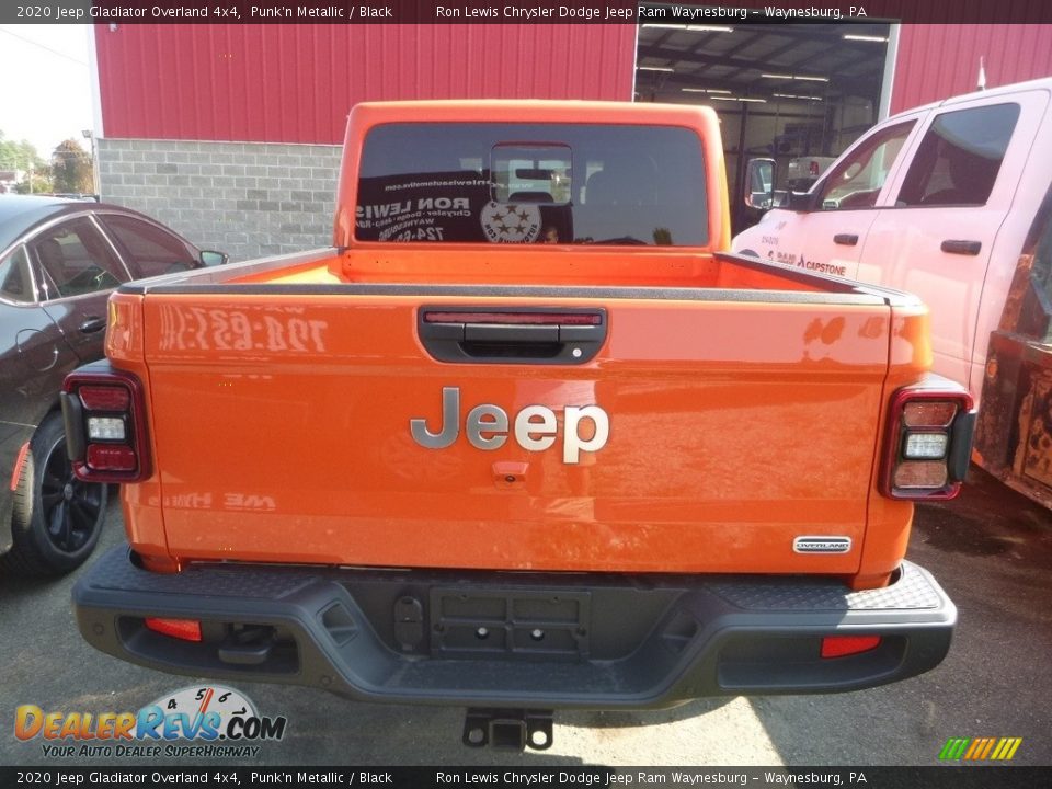 2020 Jeep Gladiator Overland 4x4 Punk'n Metallic / Black Photo #4