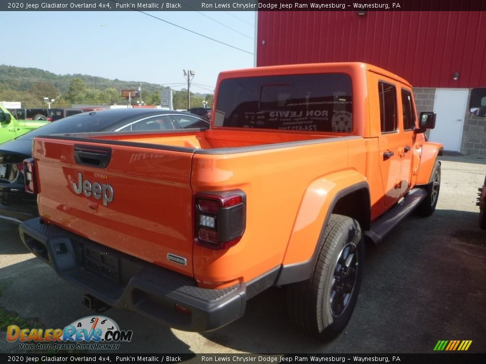 2020 Jeep Gladiator Overland 4x4 Punk'n Metallic / Black Photo #5