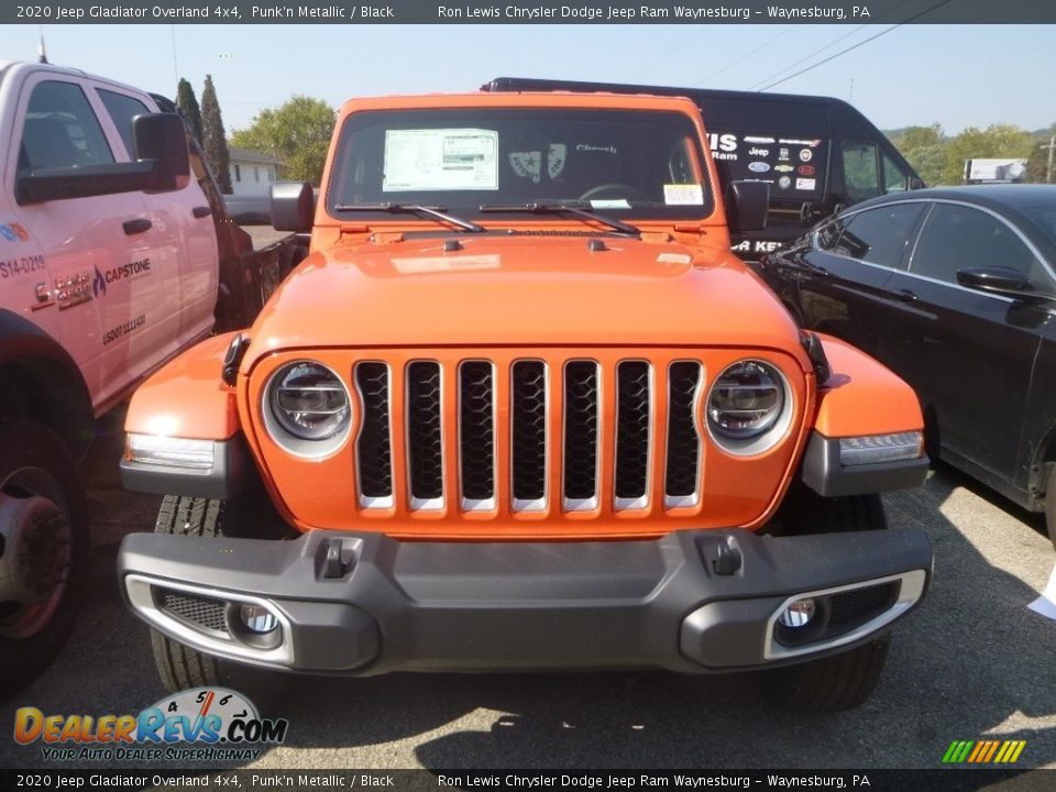 2020 Jeep Gladiator Overland 4x4 Punk'n Metallic / Black Photo #7