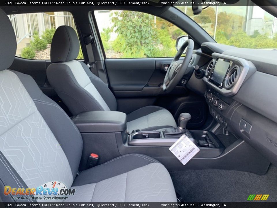 Front Seat of 2020 Toyota Tacoma TRD Off Road Double Cab 4x4 Photo #27