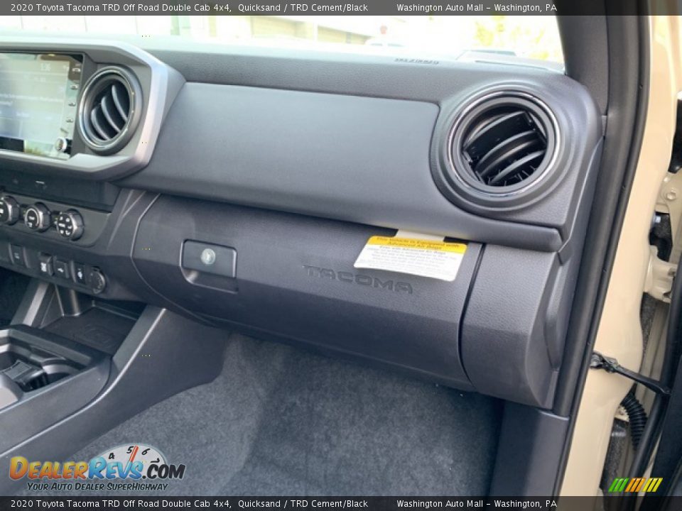 2020 Toyota Tacoma TRD Off Road Double Cab 4x4 Quicksand / TRD Cement/Black Photo #29