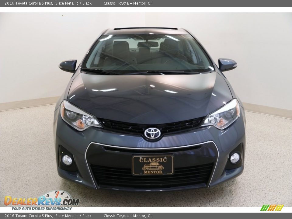 2016 Toyota Corolla S Plus Slate Metallic / Black Photo #2
