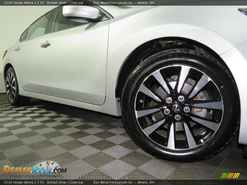 2018 Nissan Altima 2.5 SV Brilliant Silver / Charcoal Photo #3