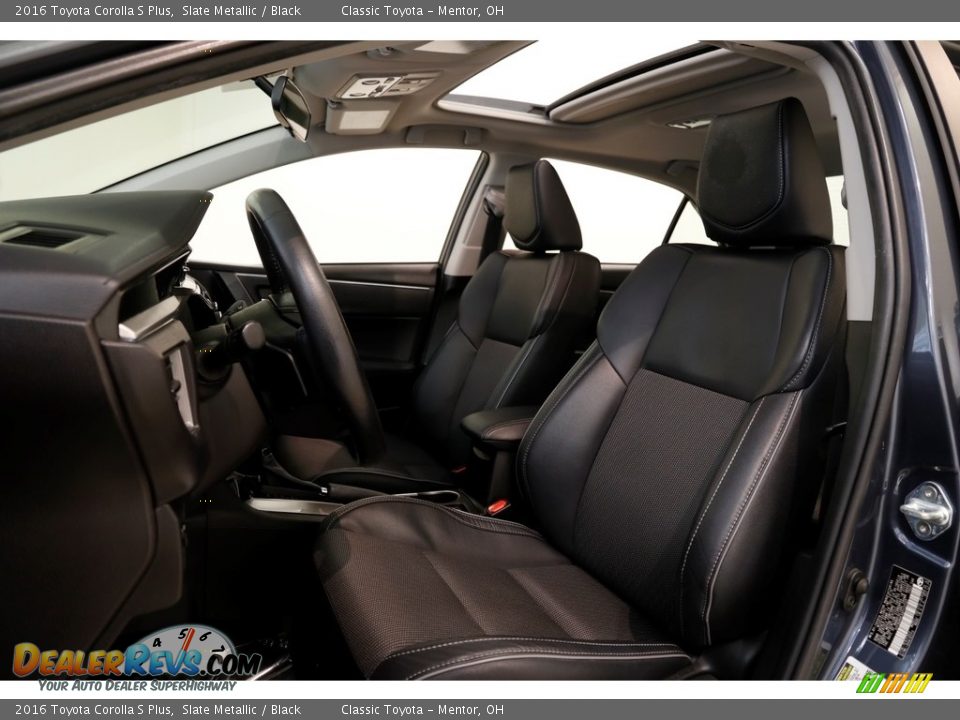 2016 Toyota Corolla S Plus Slate Metallic / Black Photo #5