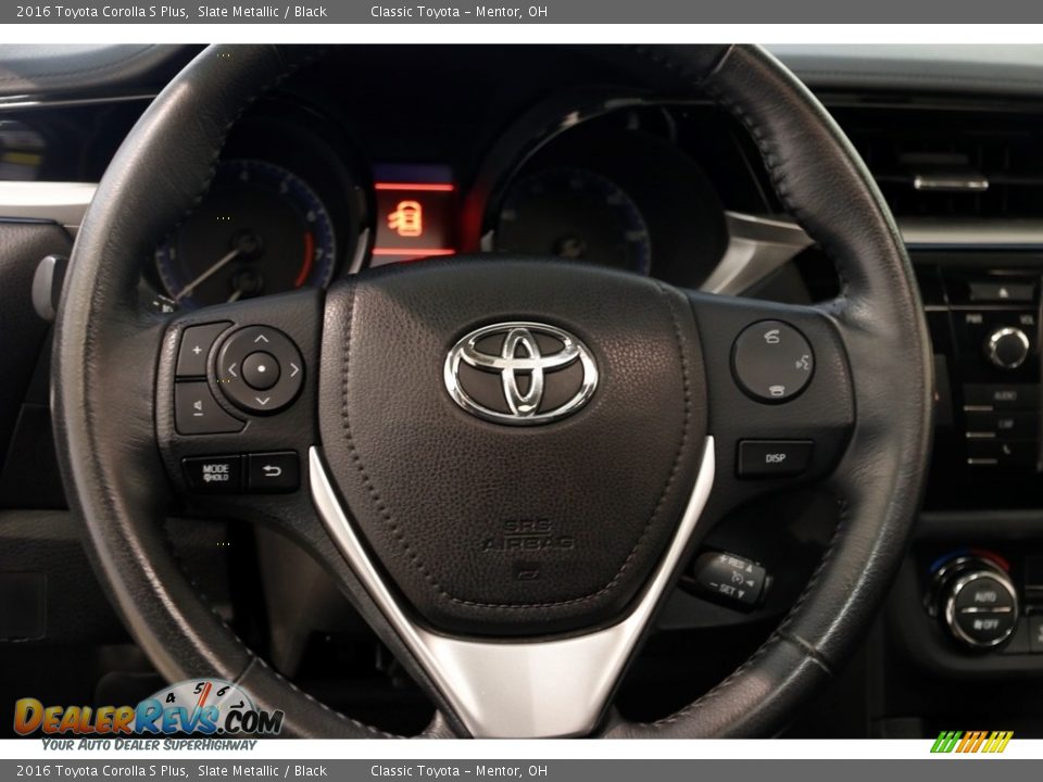 2016 Toyota Corolla S Plus Slate Metallic / Black Photo #6