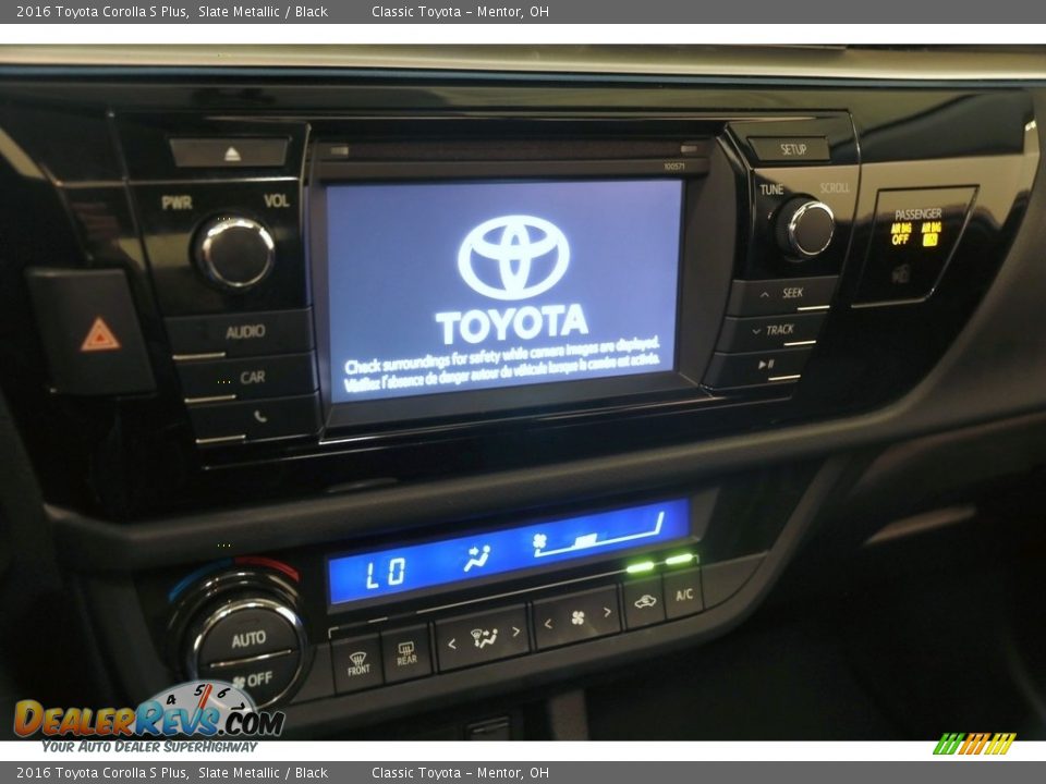 2016 Toyota Corolla S Plus Slate Metallic / Black Photo #8