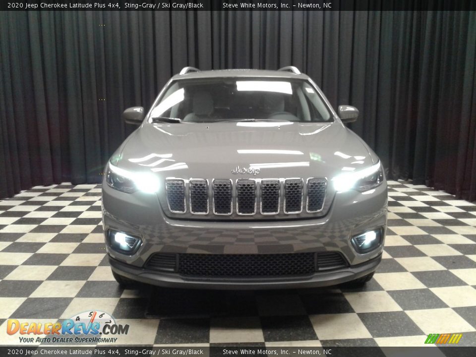 2020 Jeep Cherokee Latitude Plus 4x4 Sting-Gray / Ski Gray/Black Photo #3