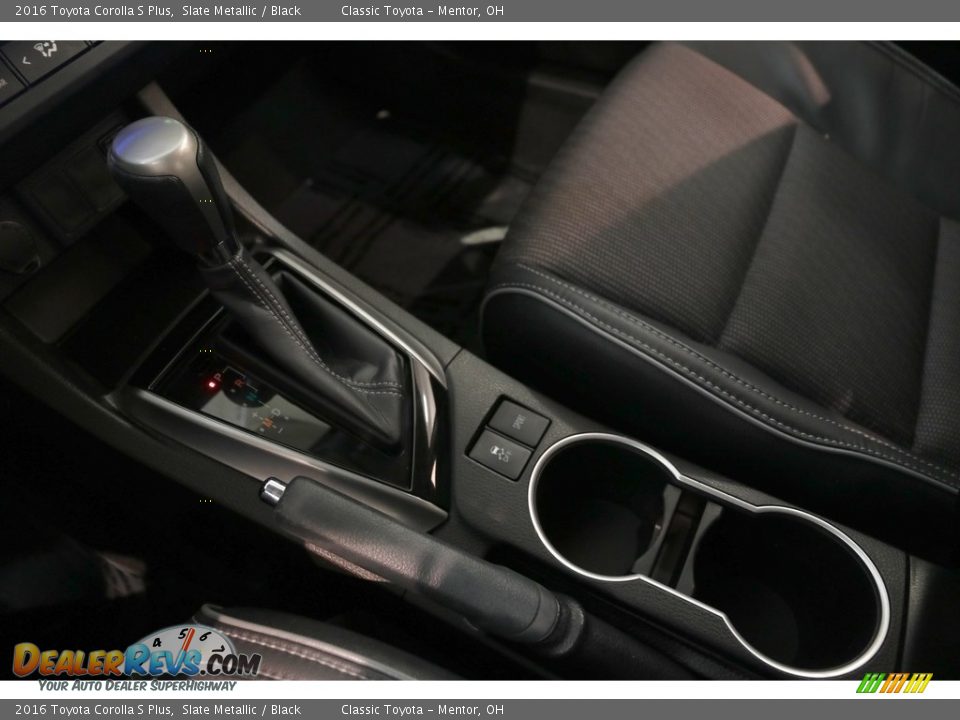 2016 Toyota Corolla S Plus Slate Metallic / Black Photo #13