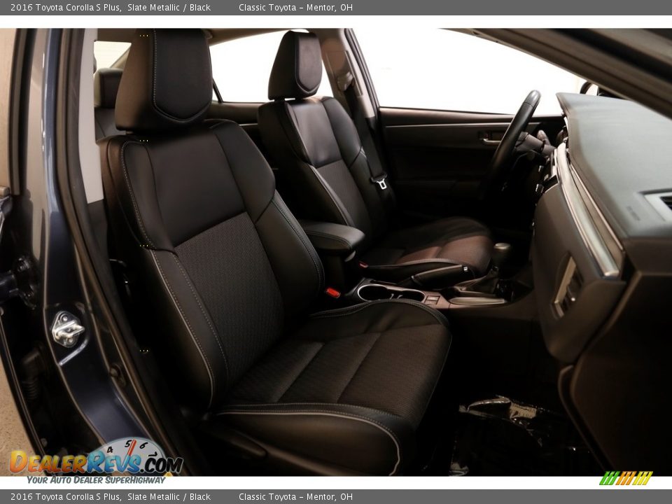 2016 Toyota Corolla S Plus Slate Metallic / Black Photo #14