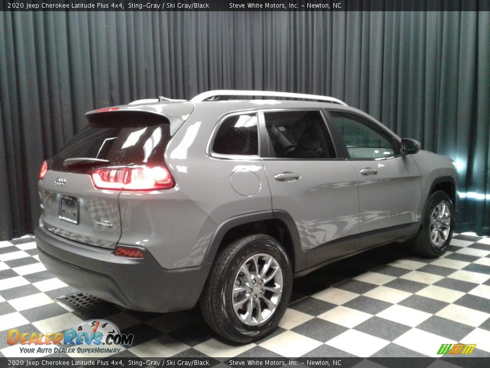 2020 Jeep Cherokee Latitude Plus 4x4 Sting-Gray / Ski Gray/Black Photo #6
