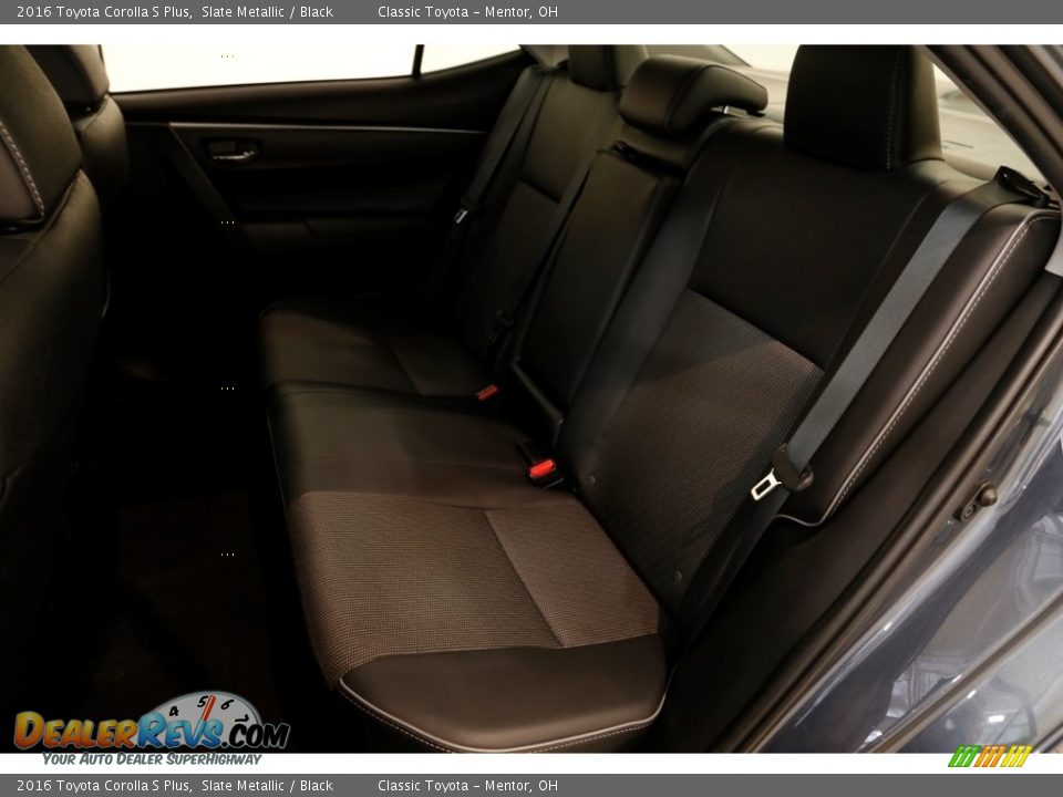 2016 Toyota Corolla S Plus Slate Metallic / Black Photo #16