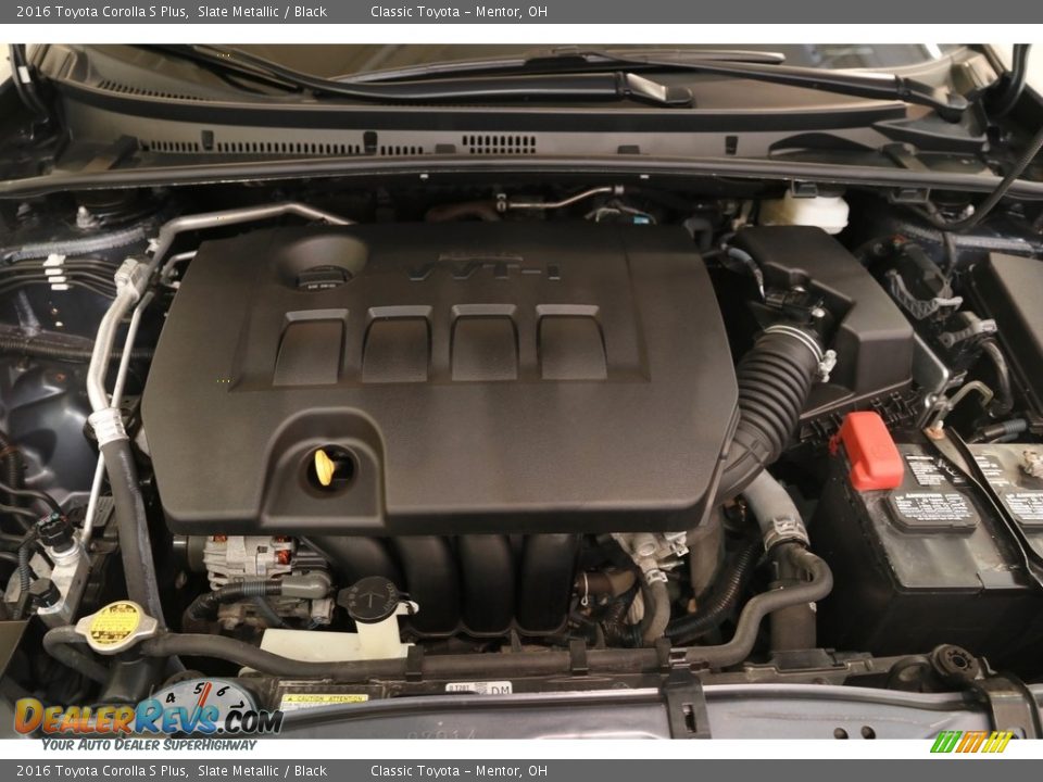 2016 Toyota Corolla S Plus Slate Metallic / Black Photo #18