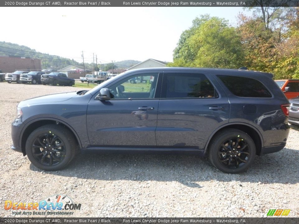 2020 Dodge Durango GT AWD Reactor Blue Pearl / Black Photo #2