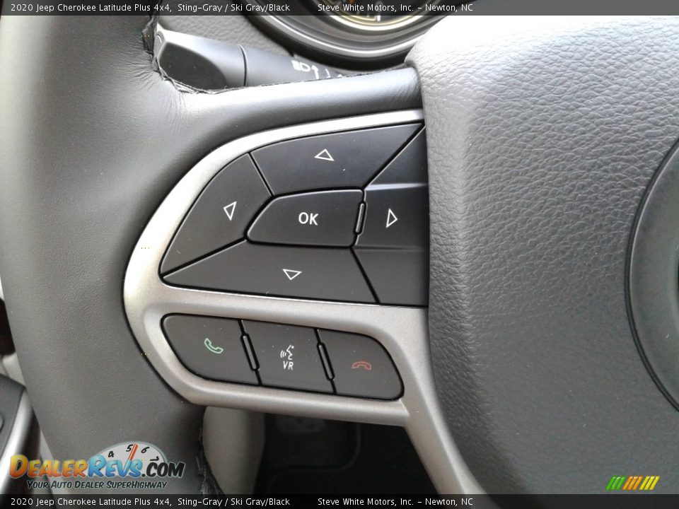 2020 Jeep Cherokee Latitude Plus 4x4 Sting-Gray / Ski Gray/Black Photo #18