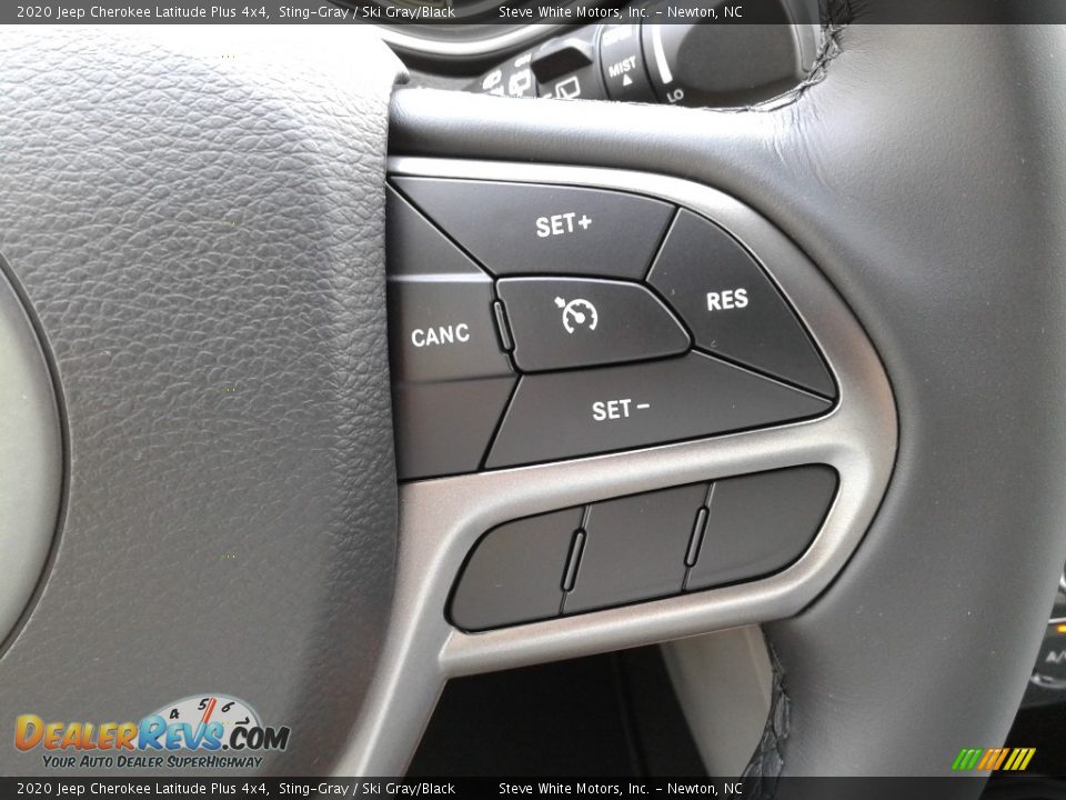 2020 Jeep Cherokee Latitude Plus 4x4 Sting-Gray / Ski Gray/Black Photo #19