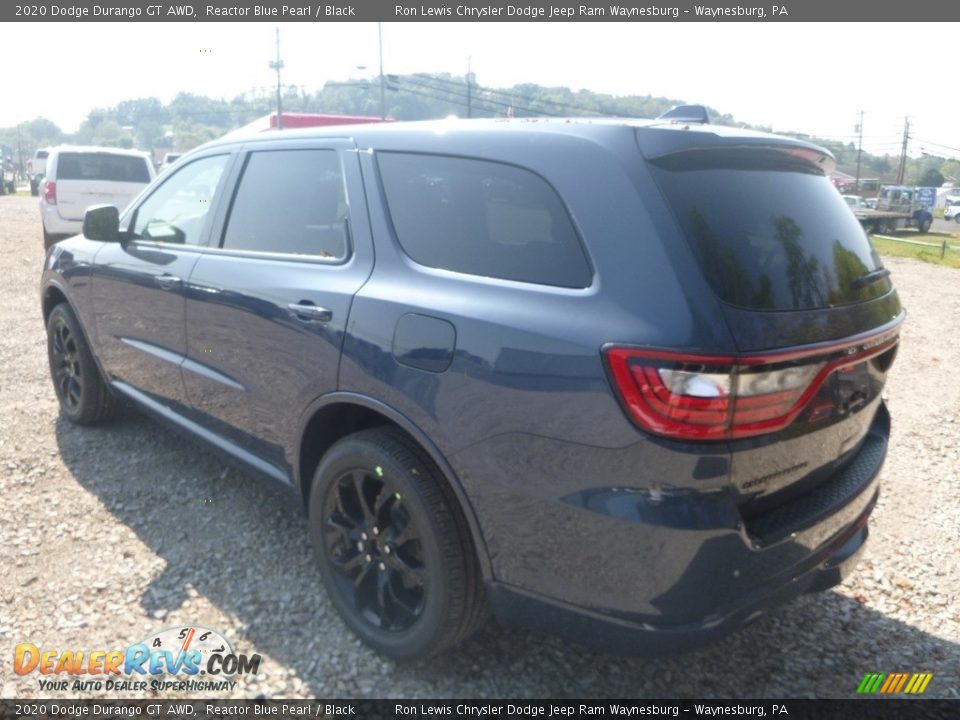 2020 Dodge Durango GT AWD Reactor Blue Pearl / Black Photo #3